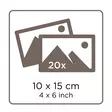 Minialbumi Terrazzo 20 kuvalle 10x15 (me 40 kpl) - Valokuva-albumit taskuilla 12-100 kuvaa - 42814 - 3