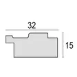Termoli C 10x15 vaalea puu / harmaa -tarjouserä - Design kehykset - 42934 - 6