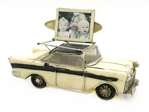 Amerikan auto - Kerma 20x8x12 - Peltikyltit ja metallikoristeet kuville - 34534 - 1