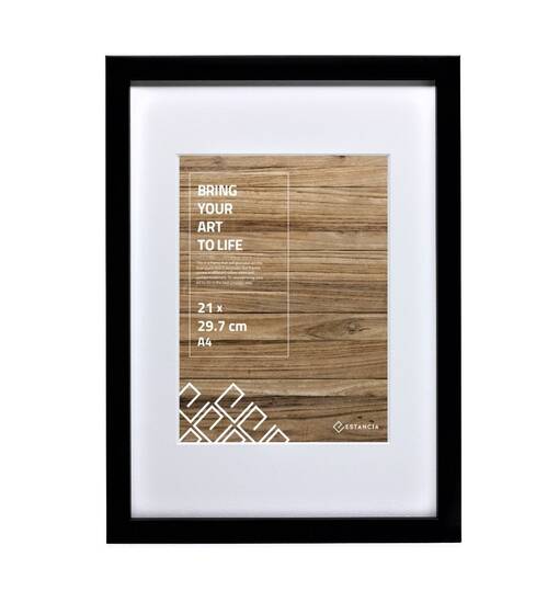 Exklusiv mustat puukehykset - Litteät ja pyöristetyt kehykset - 27994 - 1