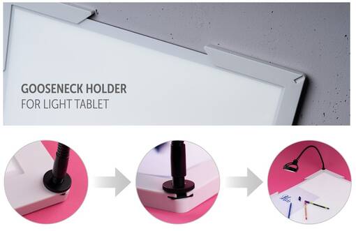 Joustovarsien pidinsetti valopöydälle (4kpl) -tuotekuvaukseen (LT-) - OUTLET valokuvaukseen ja kuville - 39274 - 1