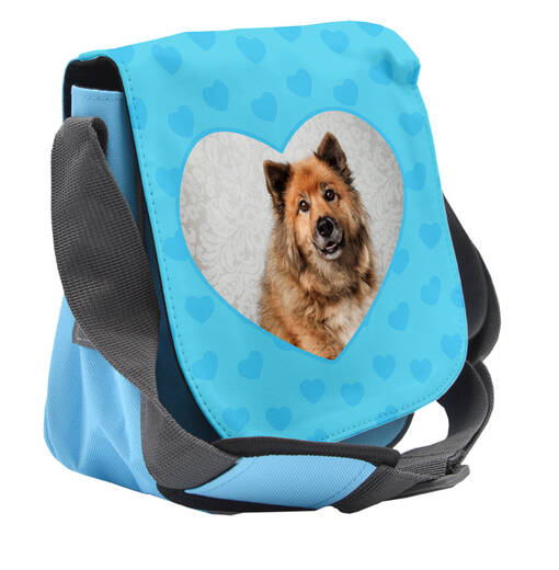 Lasten olkalaukku 20 x 19 x 8 cm, v.sininen - Laukut, lompakot sublimaatiopainatukseen - 34594 - 1