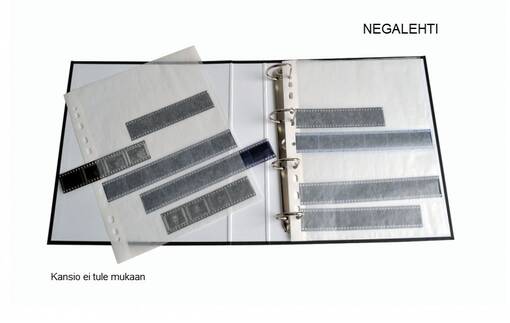 Negalehti pergamiini kino 6 ruudulle (100kpl/pak) - Negojen ja diojen arkistointi - 24134 - 1