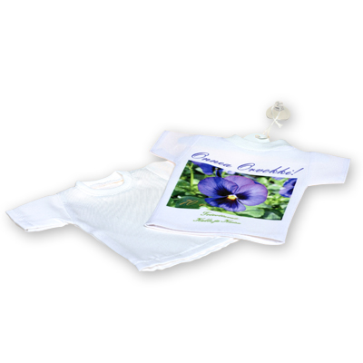 Ripustin Mini-T-paidalle, imukupilla -tilaustuote - Muut painettavat sublimaatiotuotteet - 26294 - 1