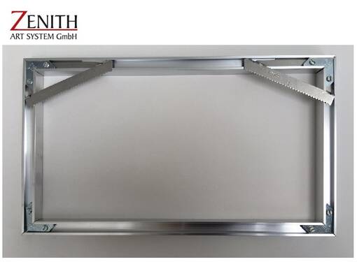 Sahalaitainen ripustuskulmasetti (setti =2 kpl) alum.kiskoille - Pohjustuslevyt, ripustus, teipit, spray - 36754 - 1