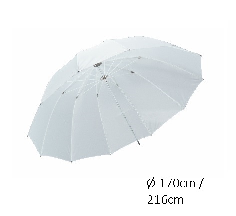 Sateenvarjoheijastin Ø 170cm / 216cm läpiammuttava UR-T86T - tilaustuote - Valonmuokkaimet ja heijastimet - 40414 - 1