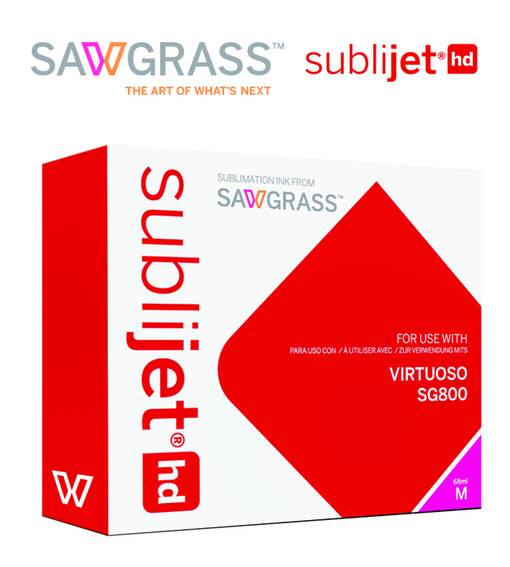 Sublijet S-HD SG800 High Capacity Magenta 68ml (katso 209093) - Sublimaatiovärit, hukkavärisäiliöt - 31674 - 1