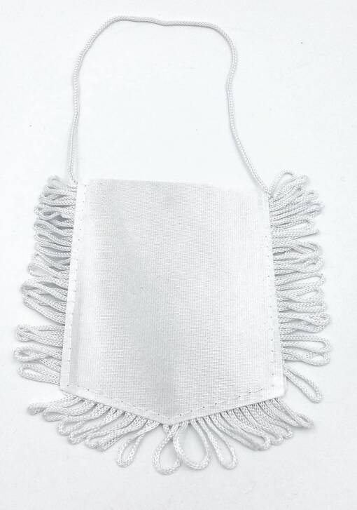 Viiri 5-kulmainen, 8x10cm, valkoinen - narulla - Muut painettavat sublimaatiotuotteet - 26324 - 1