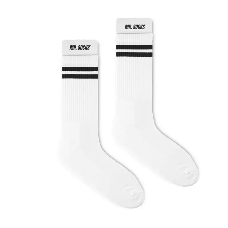 Sukat koko 42-46, Mr.Sock mustat raidat painettava varsi - Uusia painotuotteita - 42424 - 1