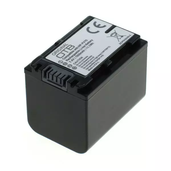 Akku Sony NP-FV70 yhteensopiva, 1500mAh - Kamera- ja videoakut - 40004 - 1