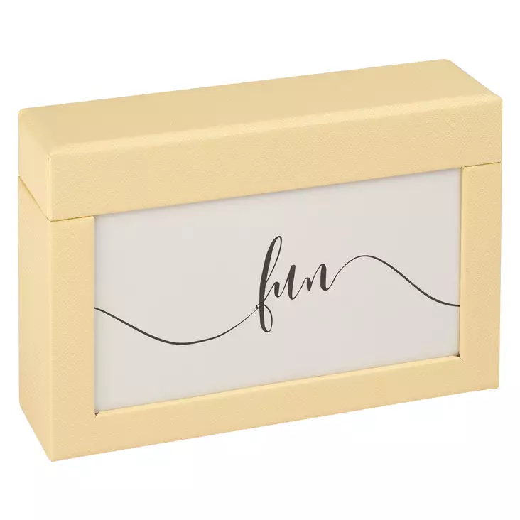 Fotoboksi 100 kuvalle - kerma, kuva-aukolla - Kuvalaatikot, vieraskirjat, kuvataskut - 41934 - 1