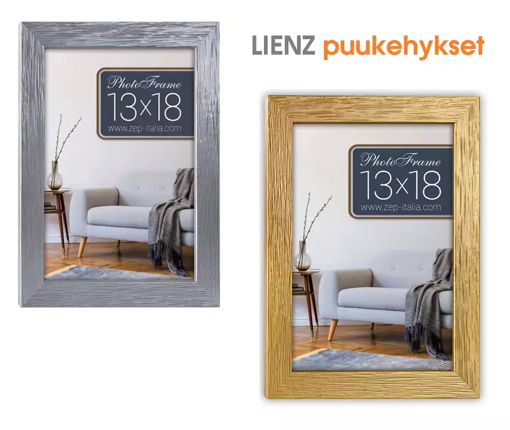 LIENZ PUUKEHYKSET hopea ja kulta - Litteät ja pyöristetyt kehykset - 42694 - 1