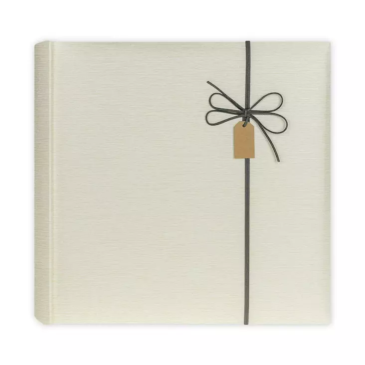 LIPSIA B vaalea albumi 24x24 cm, 40 sivua lahjakotelossa - Klassiset valokuva-albumit - 41244 - 1