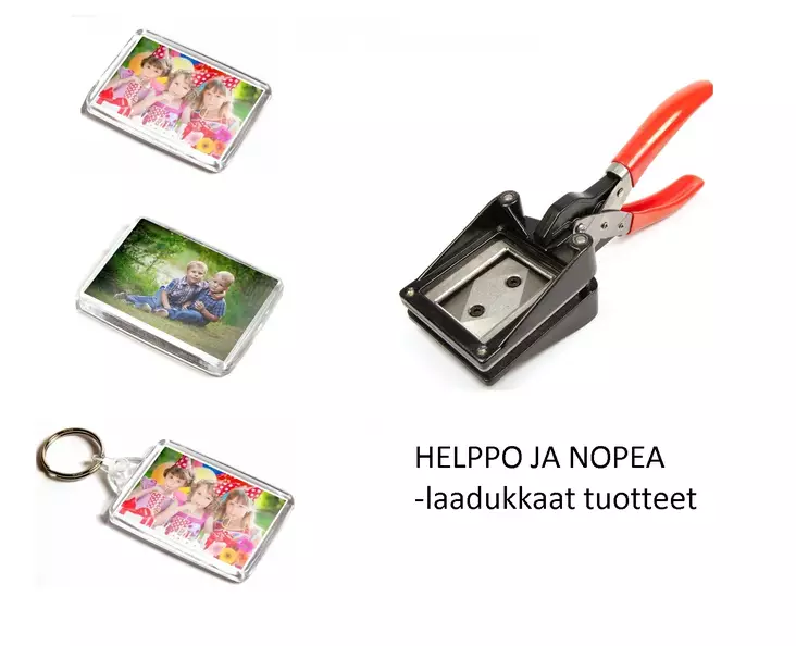 Magneettien ja Avaimenperien tekoon starttisetti 35x50 / 33x48 - Magneettien tekoon ja magneetit - 41264 - 1