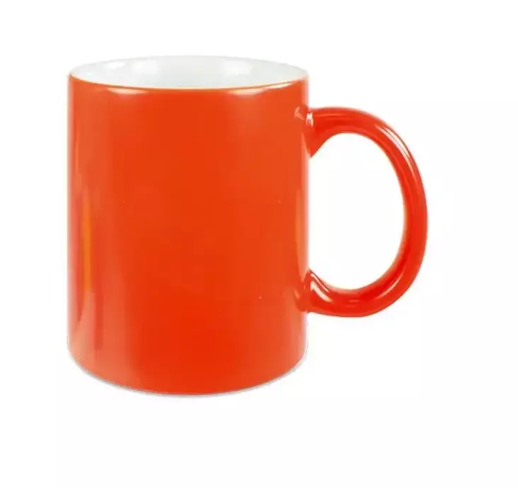 Neon muki kirkas oranssi - Mukit, astiat sublimaatiopainatukseen - 42904 - 1
