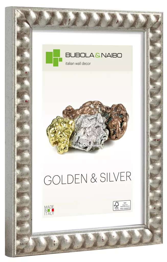 Sylvia puukehys 18x24 hopea - Koristeelliset kehykset - 42334 - 1