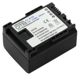 Akku Canon BP-808 (BP-809, BP-819, BP-827) yhteensopiva - 800mAh - Kamera- ja videoakut - 36585 - 1