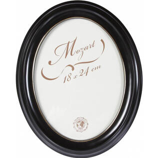 Ovaalikehys musta 13x18 - Soikeat ovaalit valokuvakehykset - 27375 - 1