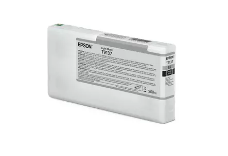 EPSON T9137 Light Black 200ml SC-P5000 / 5070 - Mustesuihkutulostimiin värit - 42945 - 1
