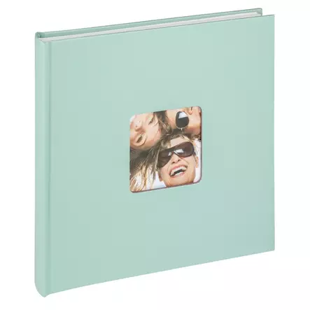 Fun albumi mintun vihreä 26x25 cm, 40s - kuva-aukolla - Klassiset valokuva-albumit - 42585 - 1
