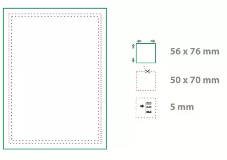 Jääkaappimagneetti lasi 5x7cm (4mm paksu) - sublilasia - Uusia painotuotteita - 42865 - 2