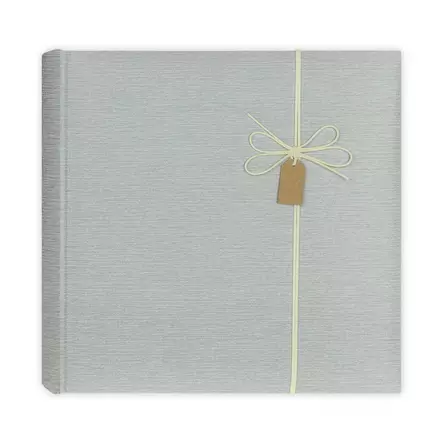 LIPSIA C harmaa hopea albumi 24x24 cm, 40 sivua lahjakotelossa - Klassiset valokuva-albumit - 41245 - 2