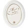 Ovaalikehys valkoinen 9x12 - Soikeat ovaalit valokuvakehykset - 27385 - 1