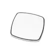 Magneetti paksu metalli 60x60mm hopeareuna - valkoinen metalli - Avaimenperät, magneetit, merkit - 42905 - 1