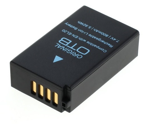 Akku Nikon EN-EL20 / EN-EL20a yhteensopiva - Kamera- ja videoakut - 37475 - 1