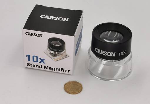 Carson luuppi LL-10 10x suurennus 30mm (Ø 42 mm) - Suurennuslasit ja luupit - 39165 - 1