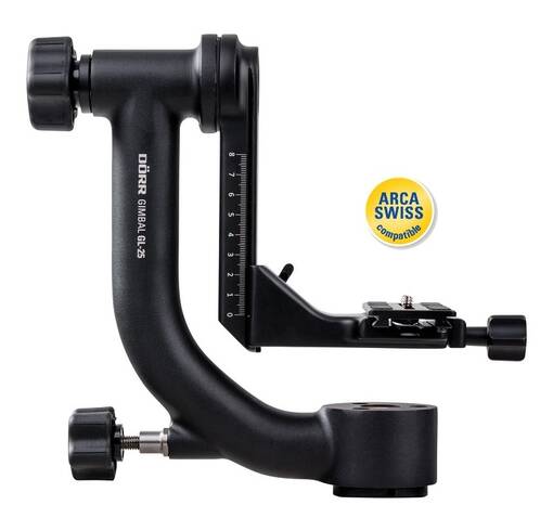 DÖRR GL-25 Alumiini gimbali, keinupää - Arca Swiss - Kuula-, video-, kinopäät ja gimbaalit - 36555 - 1