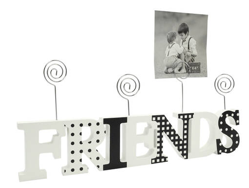 Friends Clip, puu 33x7x1,5cm - Lahjavinkit ystävälle - 34365 - 1