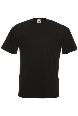 Fruit Loom T-PAIDAT MUSTAT - Puuvillatekstiilit - 30495 - 1