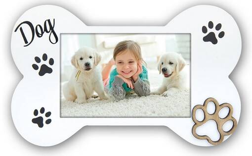 Koirakehys Floyd luunmuotoinen 10x15 (25x15,5) - Lemmikkiaiheiset kehykset - 38495 - 1