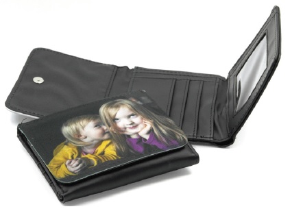 Miesten lompakko 117 x 110 mm, nahkajäljitelmä - Laukut, lompakot sublimaatiopainatukseen - 26245 - 1