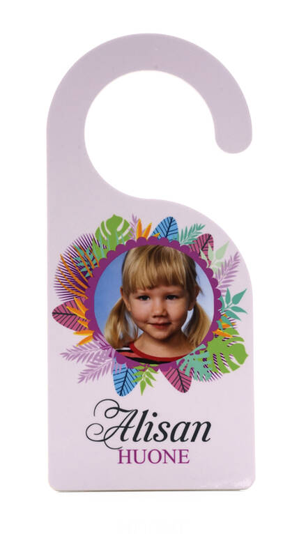 Ovimerkki, 10 x 23 cm, kaksipuolinen - ovenkahvaan - Avaimenperät, magneetit, merkit - 26175 - 1