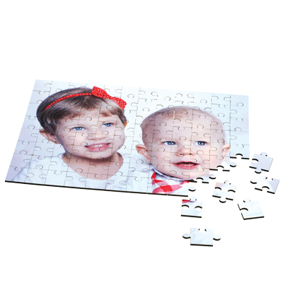 Puupalapeli iso, 25x36 cm, 96 palaa - Hiirimatot ja palapelit painatukseen - 26095 - 1