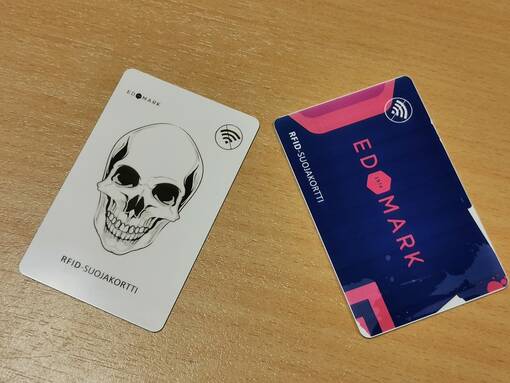 RFID -BLOCKER suojakortti - blankko/ valkoinen - Kortit, pidikkeet, kaulanauhat - 38525 - 1