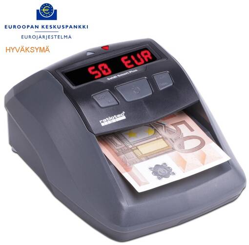 Setelintunnistin Soldi Smart Plus - EKPn hyväksymä - tilaustuote - Myymälään, pakkaustarv ja pahvilaatikot - 36425 - 1