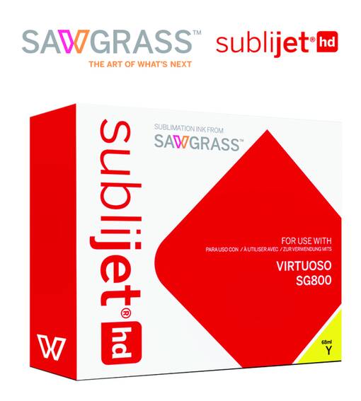 Sublijet S-HD SG800 High Capacity Yellow 68ml - keltainen (katso 209094) - Sublimaatiovärit, hukkavärisäiliöt - 31675 - 1