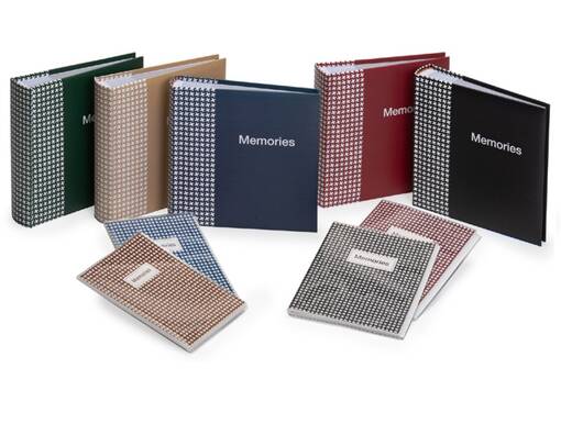 Old Pattern Memories 200 kirjasidottu taskualbumi - Valokuva-albumit taskuilla 120-200 kuvaa - 40665 - 1