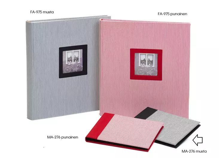 Classico Musta kangas taskualbumi 13x18cm, 36 kuvalle - Designalbumit - 42685 - 1