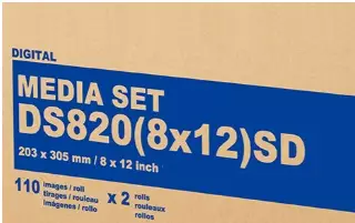 DNP DS820 20x30cm, 220 kuvaa (212825) -tilaustuote - Dry Minilab värit ja paperit - 42575 - 1
