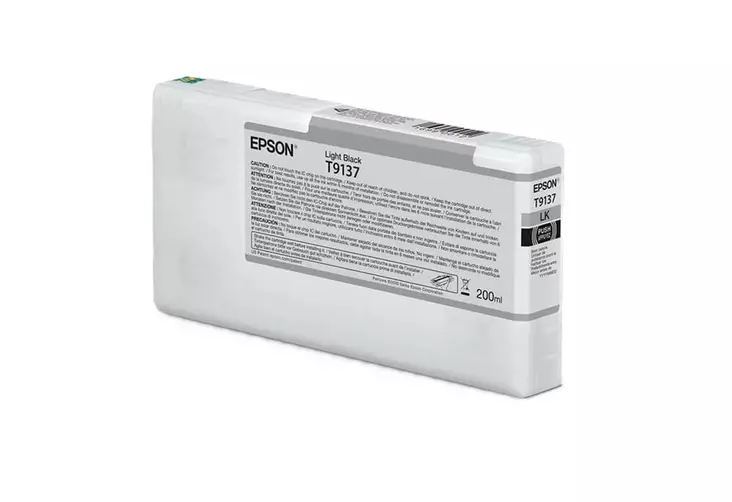 EPSON T9137 Light Black 200ml SC-P5000 / 5070 - Mustesuihkutulostimiin värit - 42945 - 1