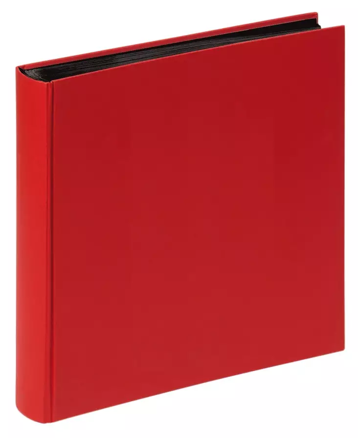 Fun Punainen 30x30 cm, 100s - mustat lehdet - Klassiset valokuva-albumit - 42375 - 1