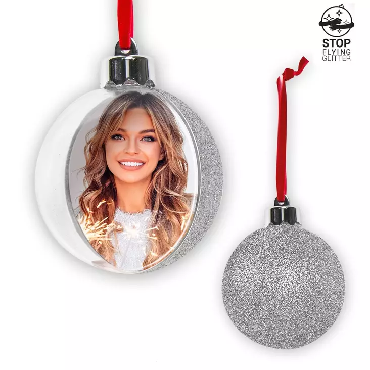 ISO 10cm kuvapallo HOPEA hile (6 kpl / display) - Joulu- ja talviaiheiset tuotteet - 41385 - 1