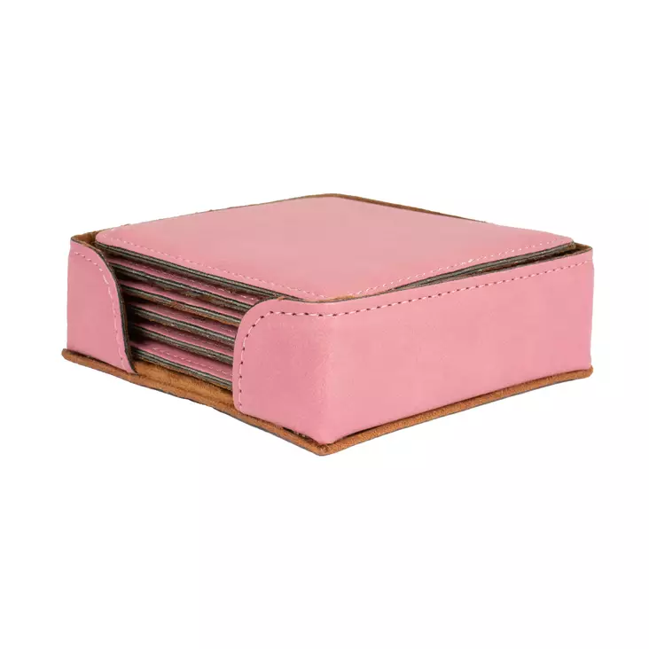 Laser - Lasinalunensetti 10x10 pink keinonahka - Laserkaiverrukseen tuotteet - 42205 - 1