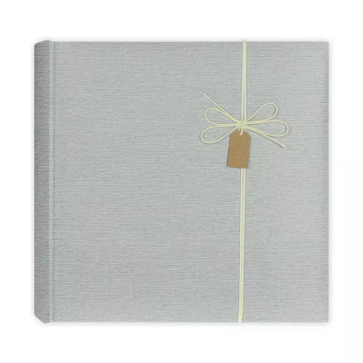 LIPSIA C harmaa hopea albumi 24x24 cm, 40 sivua lahjakotelossa - Klassiset valokuva-albumit - 41245 - 1