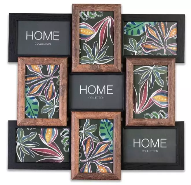 Monikuvakehys Safari 9x 10x15 kuvalle - 46,2x46,2cm - Monikuvakehykset - 42475 - 1