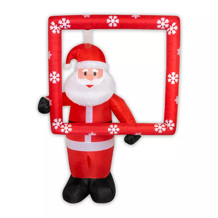 Nicola iso puhallettava joulupukki 185cm - valolla, pumpulla - Joulu- ja talviaiheiset tuotteet - 42465 - 1